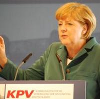 Bild vergrößern:Die CDU-Bundesvorsitzende und Bundeskanzlerin Dr. Angela Merkel spricht beim Kongress-kommunal der Kommunalpolitischen Vereinigung der CDU/CSU Deutschlands. 