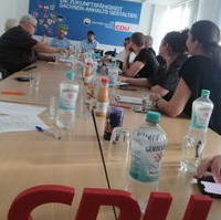 Bild vergrößern:Juli-Sitzung des CDU-Kreisvorstandes mit Staatssekretär Dr. Ude am 19. Juli 2022.