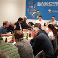 Bild vergrößern:Am 15. Februar fand die monatliche Sitzung des CDU-Ortsverbandes Mitte statt. 