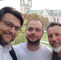 Bild vergrößern:Die CDA-Mitglieder Tobias Krull MdL, Vincent Schwenke und Marion Karschunke trafen sich am 26. September zum Meinungsaustausch (v.l.n.r.)