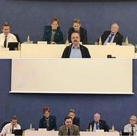 Bild vergrößern:Zur Aktuellen Debatte im Magdeburger Stadtrat (22.02), zum Thema „Aktuelle Situation der Integration von Geflüchteten“ sprachen von der Ratsfraktion, der Fraktionsvorsitzende Wigbert Schwenke und Stadtrat Bernd Heynemann.