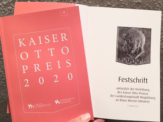 Der rumänische Präsident Klaus Werner Iohannis erhielt am 14. Oktober im Magdeburger Dom den Kaiser-Otto-Preis. Damit wurden seine Verdienste um die europäische Idee gewürdigt. 