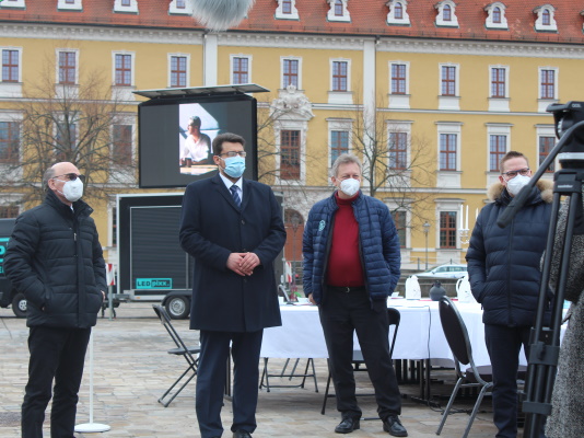 Bei der Online-Sitzung des CDU-Ortsverbandes Mitte am 16. März 2021 war der Vorsitzende der IG Innenstadt Rolf Lay zu Gast.  