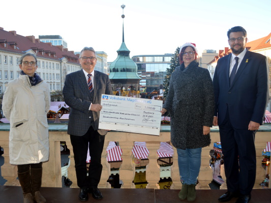 3000 Spenden für den Verein Schwerstkranker Kinder und ihrer Eltern e.V. sammelte Staatssekretär Klaus Zimmermann
