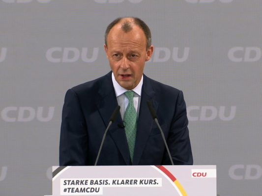 Der neue Bundesvorsitzende der CDU Deutschland Friedrich Merz MdB.