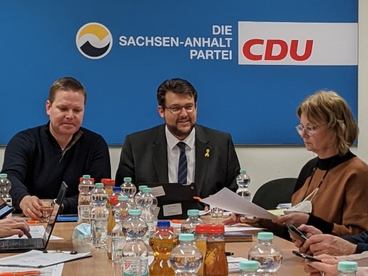 Sitzung des CDU-Kreisvorstandes am 22. Februar 2022.
