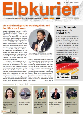 Die Ausgabe 02/2022 des Elbkuriers ist unter https://bit.ly/3HYlhog verfügbar.