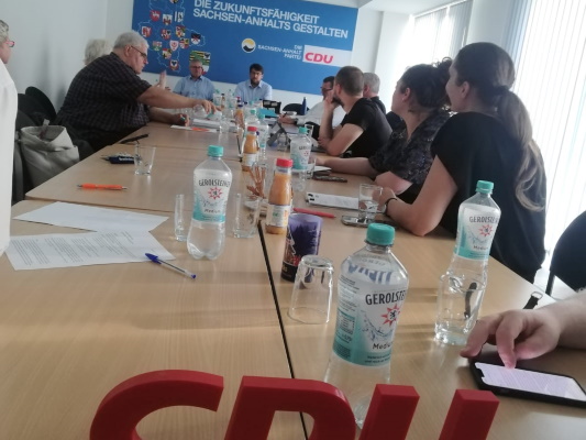 Juli-Sitzung des CDU-Kreisvorstandes mit Staatssekretär Dr. Ude am 19. Juli 2022.