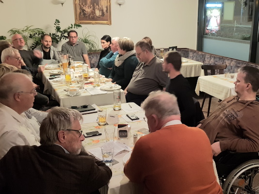 Gemeinsam tagten am 20. Oktober die Ortsverbände Nord und Olvenstedt.