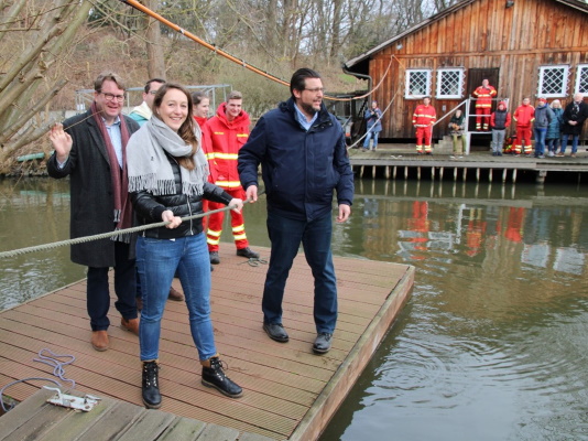 Der Beweis, die Oker waren nicht zugefroren. 