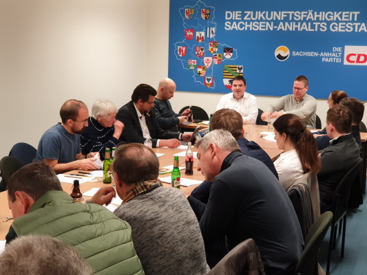 Am 15. Februar fand die monatliche Sitzung des CDU-Ortsverbandes Mitte statt. 