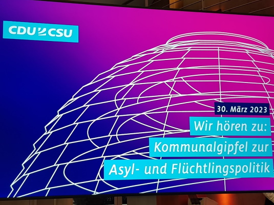 Die CDU/CSU-Bundestagsfraktion lud am 30. März zum Kommunalgipfel nach Berlin ein. 