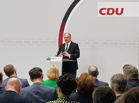 Ministerpräsident Dr. Reiner Haseloff MdL spricht am 30. März in Berlin zum Reformbedarf beim öffentlichen Rundfunk. 