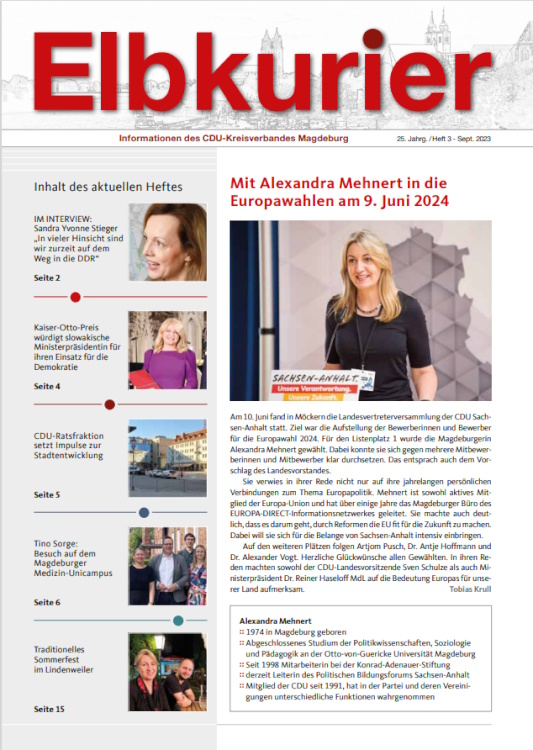 Die neue Ausgabe des Elbkurier ist unter https://is.gd/Gzy9Wd abrufbar.