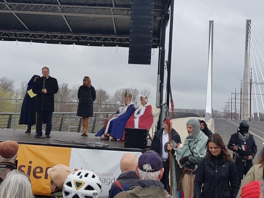 Eröffnung des Strombrückenzuges mit Ministerpräsident Dr. Reiner Haseloff am 21.03.24.