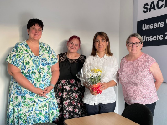 Die neugewählte Kreisvorstand der Frauen Union Magdeburg