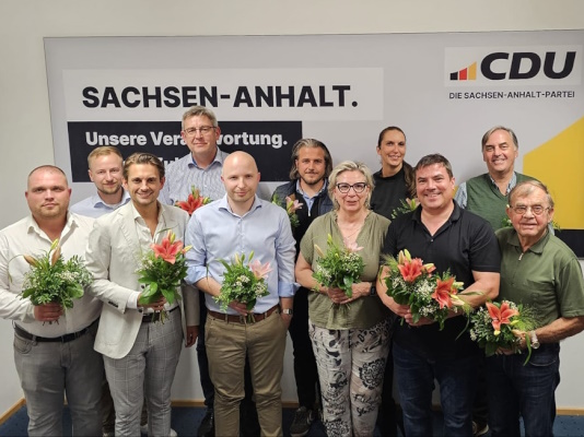 Der fast vollständige Vorstand des CDU-Ortsverbandes Mitte.