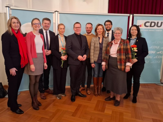 Die Magdeburger Delegierten bei der Landesvertreterversammlung am 30. November. 