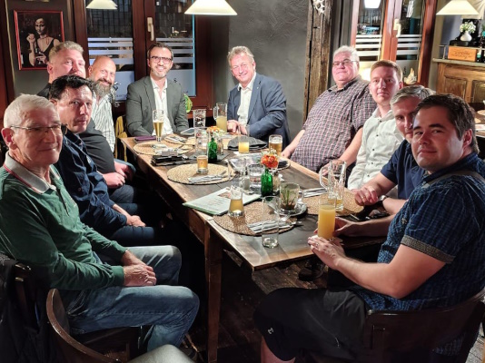 Diskussionsrunde des CDU-Ortsverbandes Südost am 10. September. 