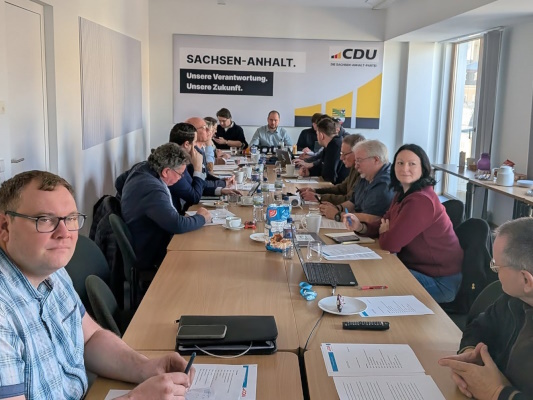Sitzung der Christlich-Demokratischen Arbeitnehmerschaft am 17. Januar in Magdeburg