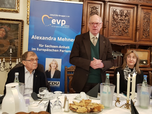 Der ehemalige Vorsitzende der Konrad-Adenauer-Stiftung und Bundestagspräsident a.D. Prof. Dr. Norbert Lammert war am 16. Februar zu Gast in Magdeburg