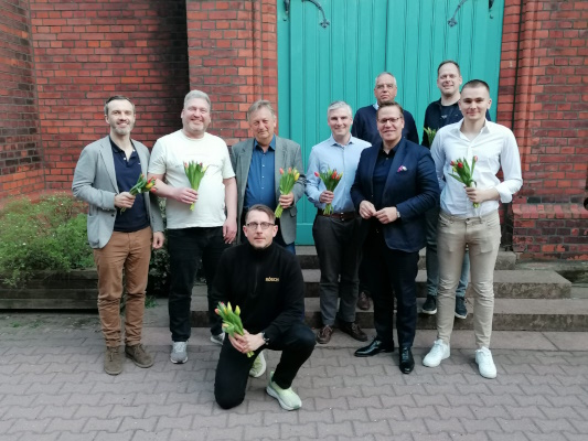Der neue Vorstand des CDU-Ortsverbandes Südost der am 08. April gewählt wurde.